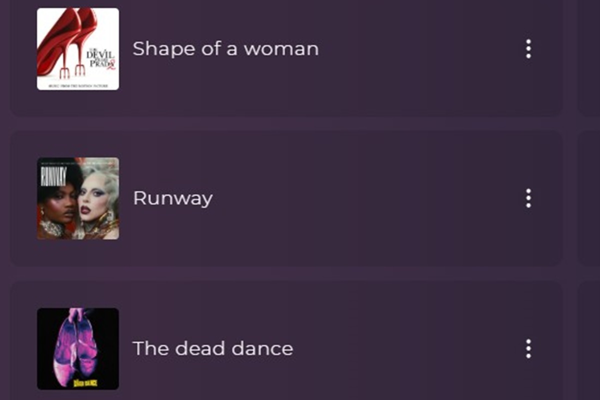 Titres de Lady Gaga