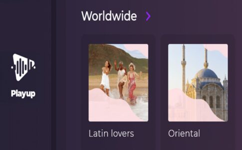 La rubrique Playlists Worldwide sur Playup