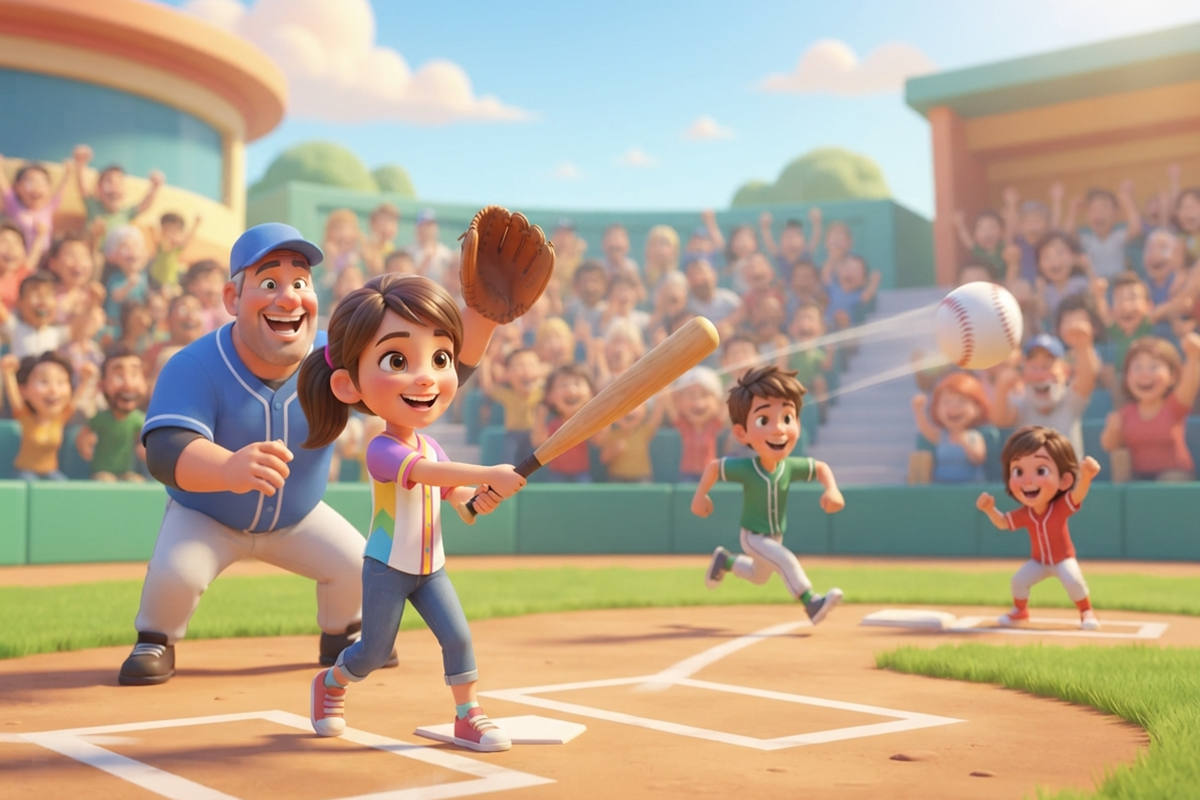 Gameplay d’un jeu comme Backyard Baseball