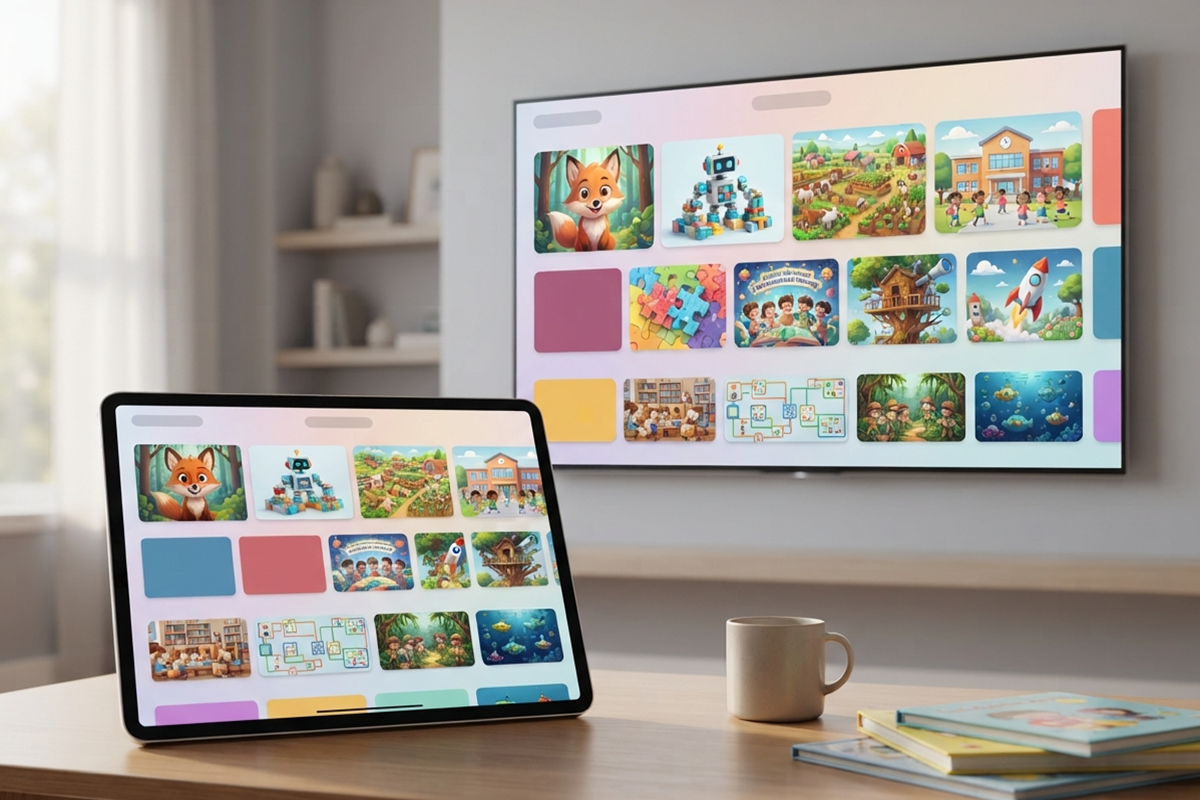 Un catalogue de jeux vidéo sur mobile