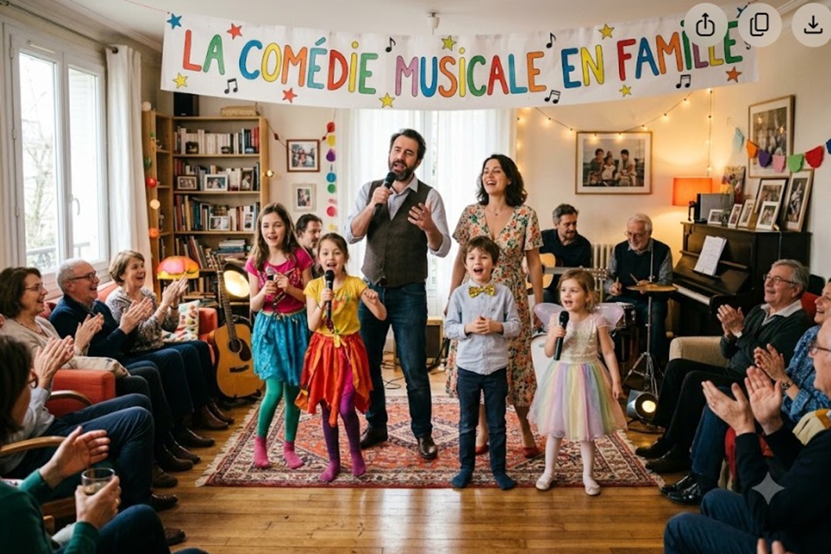 Une comédie musicale en famille