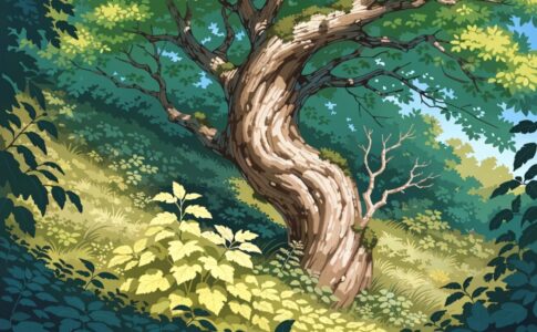 Une forêt verdoyante en été, symbole de la prévention des feux de forêt