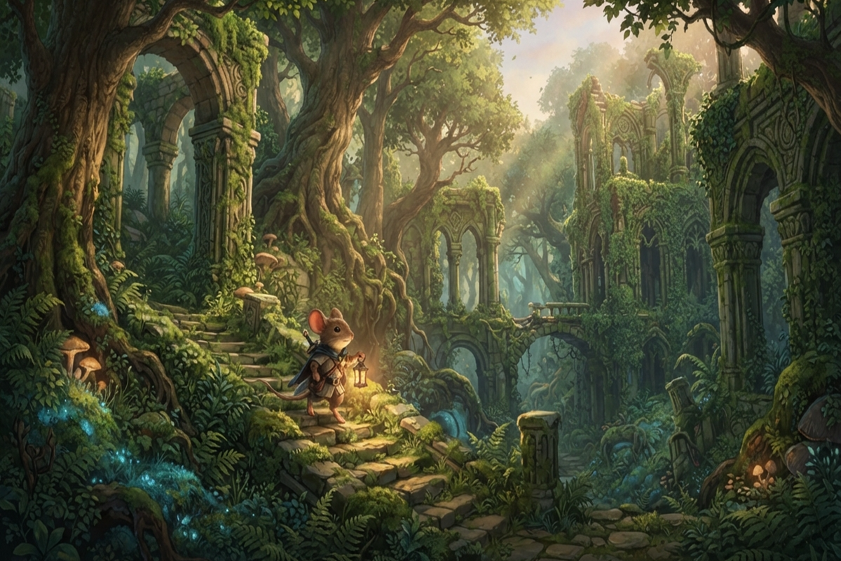Gameplay d’un jeu d’aventure comme Moss : The Forgotten Relic