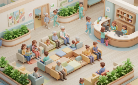 Gameplay d’un jeu similaire à Two Point Hospital : Full Health Collection