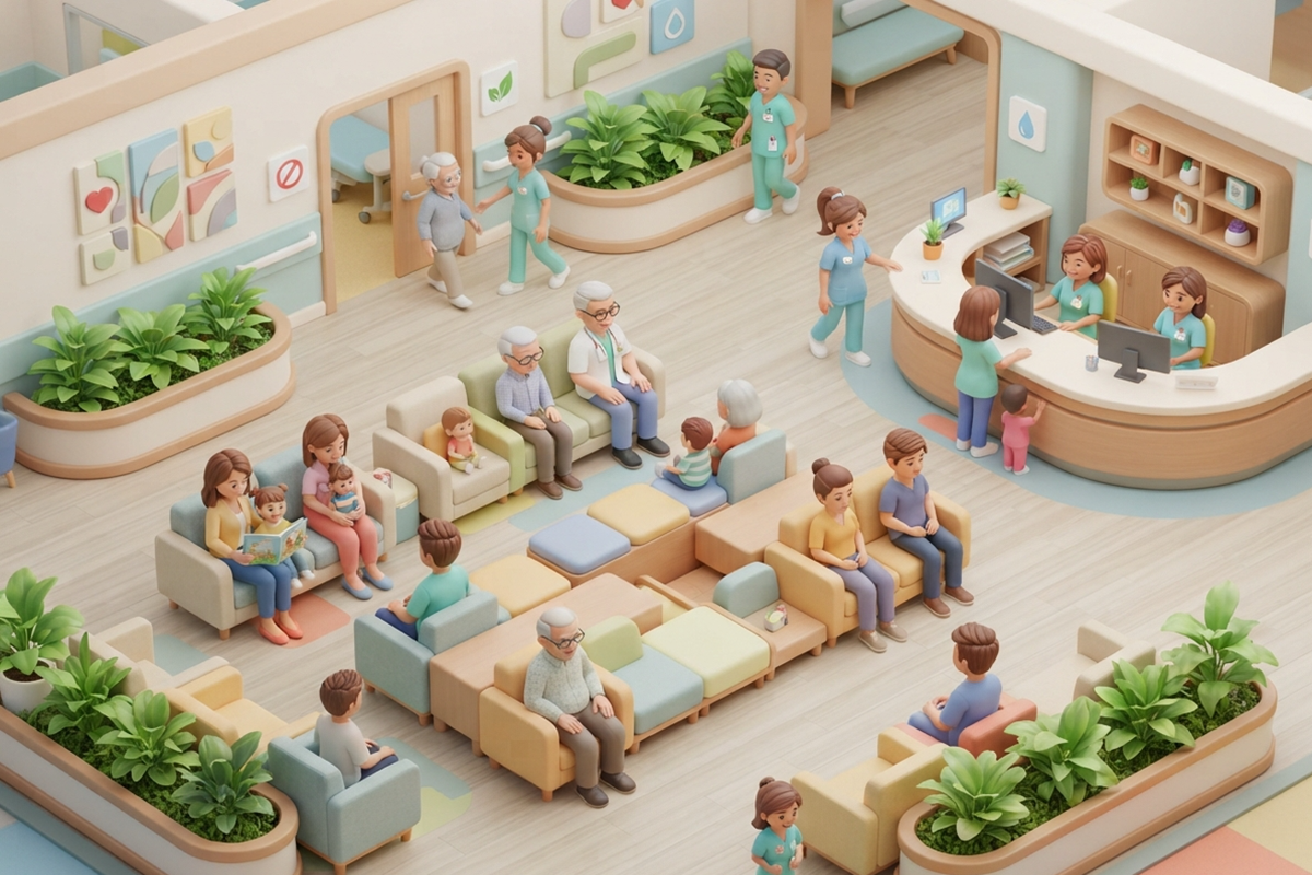 Gameplay d’un jeu similaire à Two Point Hospital : Full Health Collection