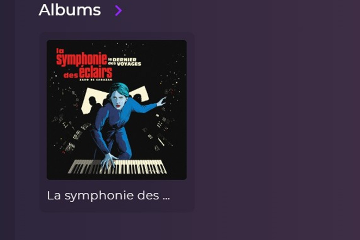 Album la symphonie des éclairs