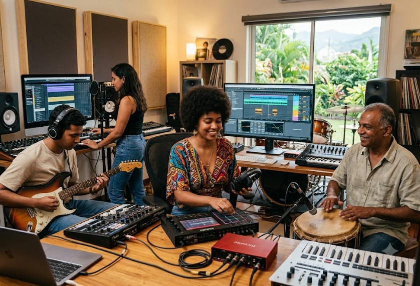 Un groupe de musiciens
