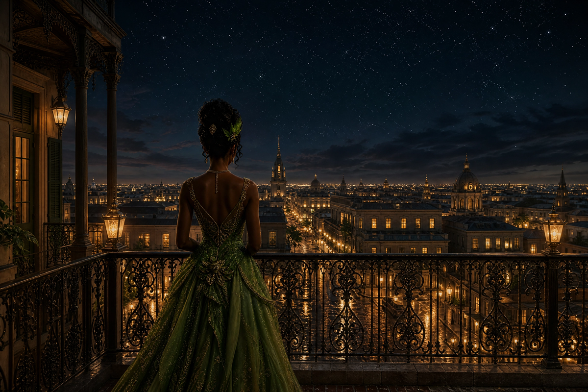 Princesse vue de dos