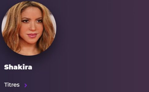 La chanteuse Shakira
