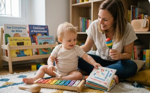 L’apprentissage musical d’un bébé