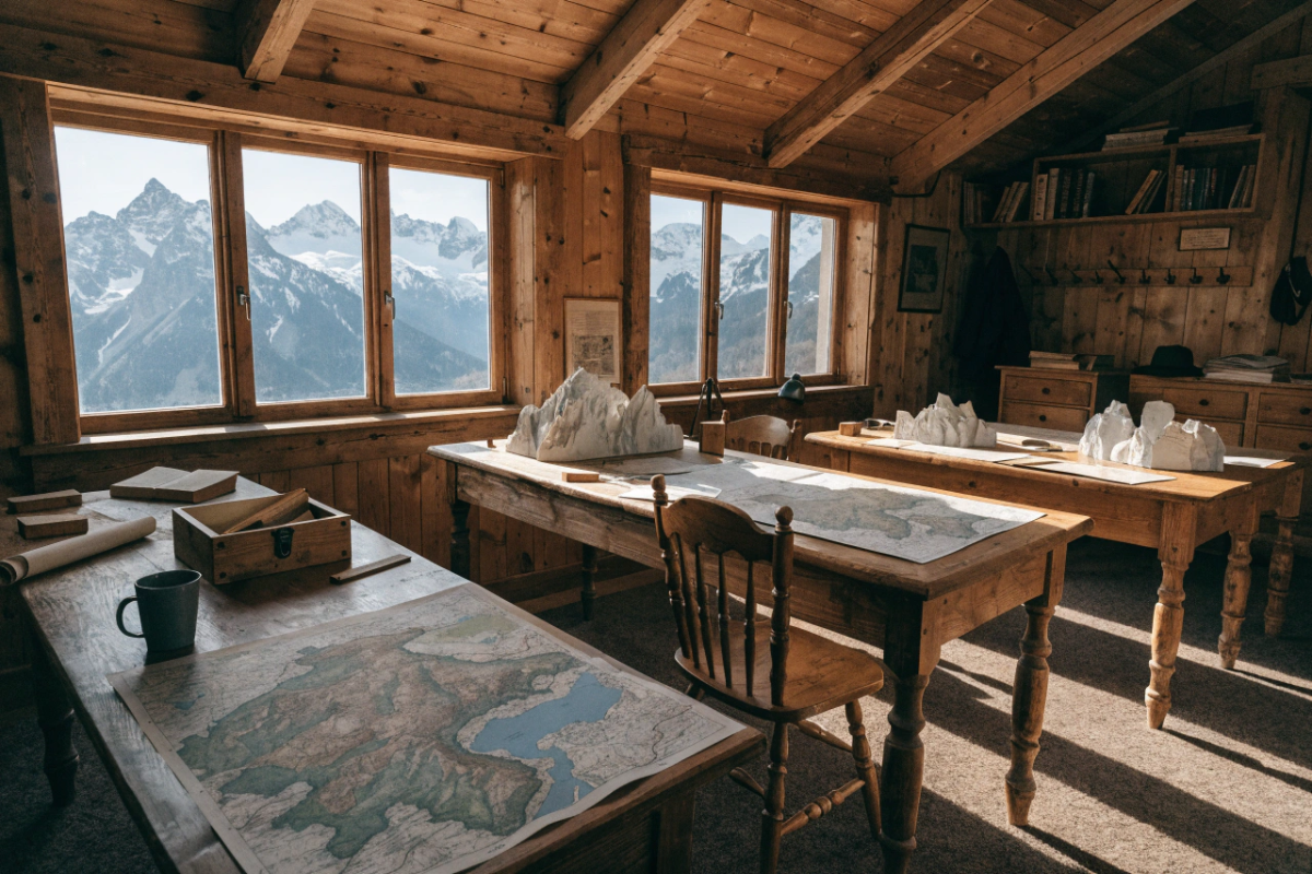 Une salle de classe de montagne tournée vers un projet écologique