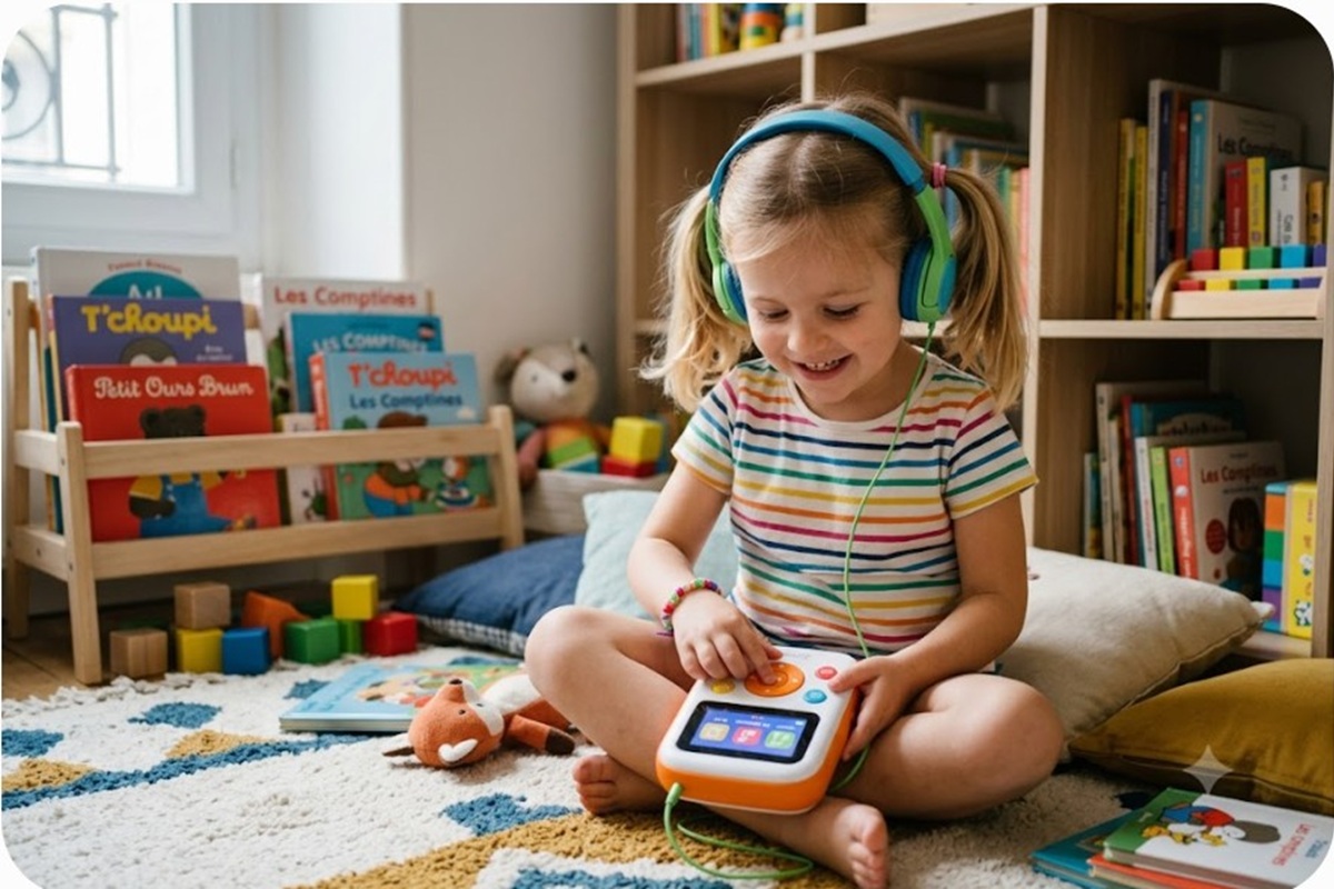Le divertissement musical d’un enfant