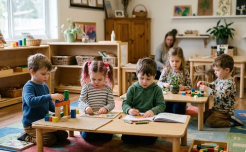 Des enfants faisant des activités