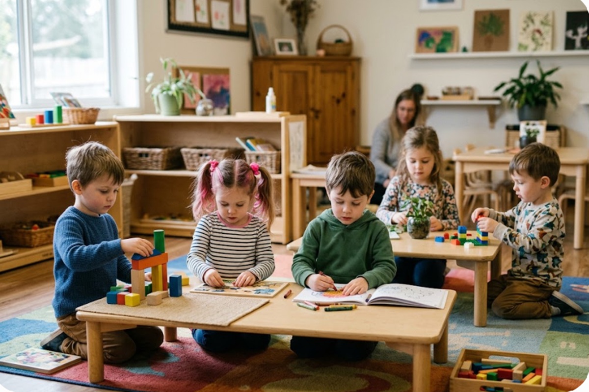 Des enfants faisant des activités