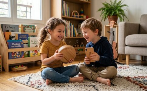 L’écoute sans écran stimule l’imagination musicale des jeunes enfants