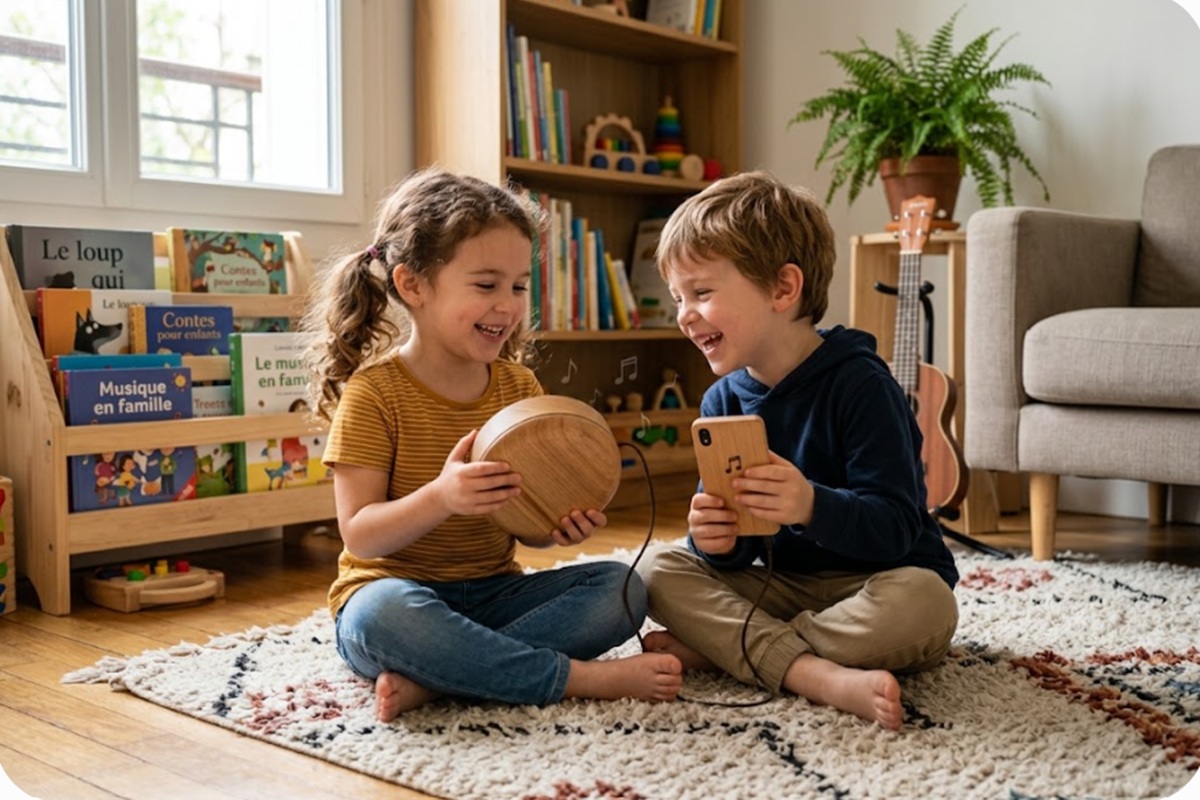 L’écoute sans écran stimule l’imagination musicale des jeunes enfants