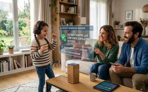 Un enfant protégé des contenus explicites