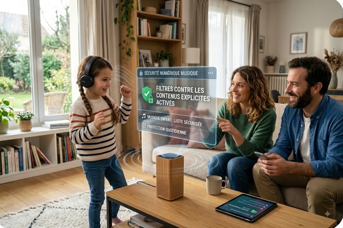 Un enfant protégé des contenus explicites