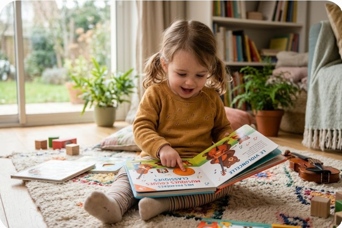 Un livre sonore pour divertir les enfants