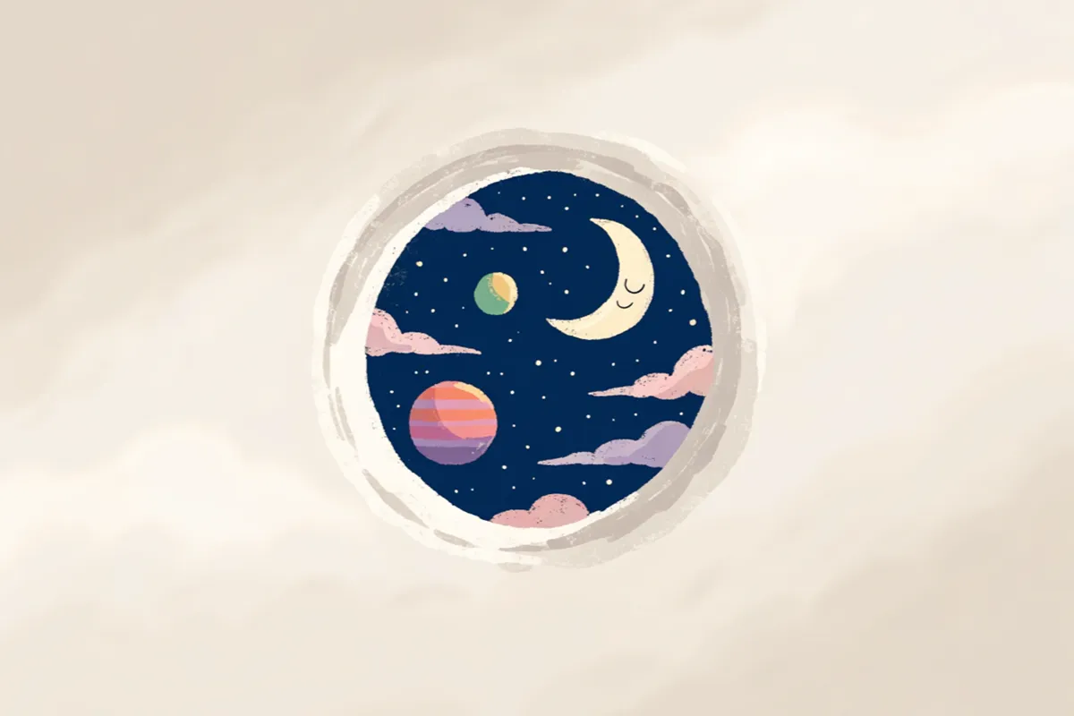 ciel étoilé doux dans l'univers poétique du film Le Monde à l'envers