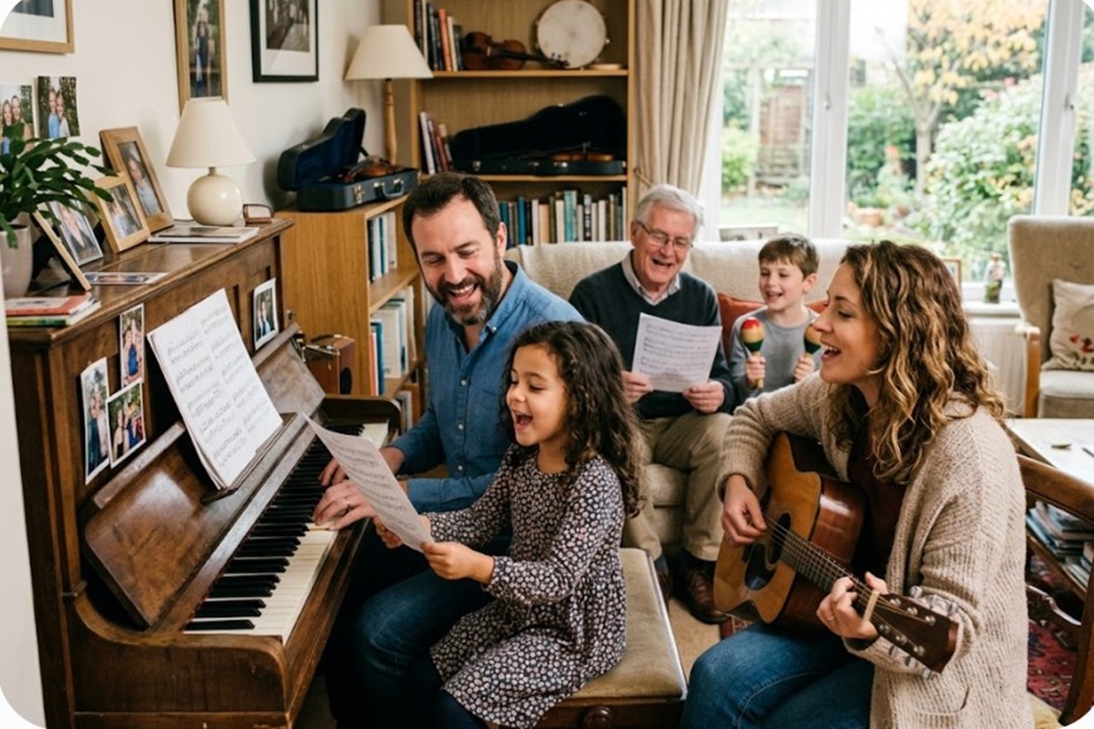 De la musique en famille avec un piano