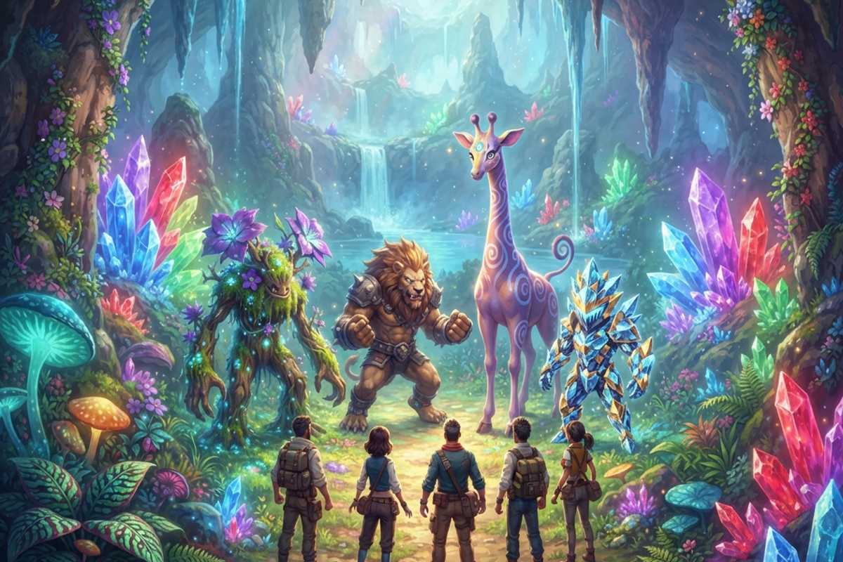 Gameplay d’un jeu similaire à Pokémon Écarlate & Violet