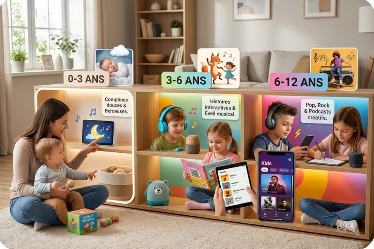 Des recommandations musicales pour enfants