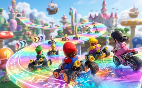 Gameplay d’un jeu similaire à Mario Kart 8 Deluxe