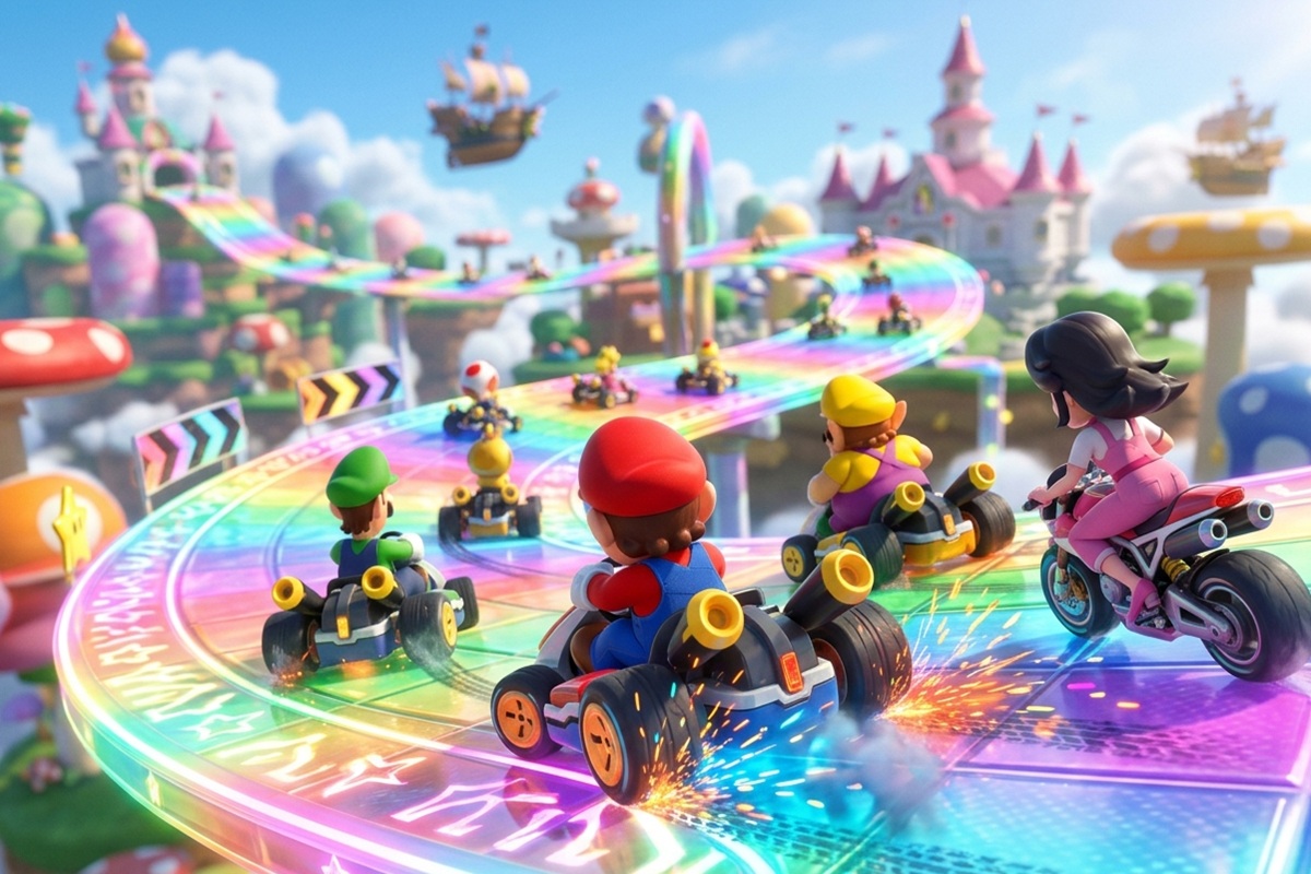 Gameplay d’un jeu similaire à Mario Kart 8 Deluxe