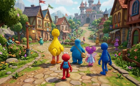 Gameplay d’un jeu similaire à Sesame Street : Amis et Fun