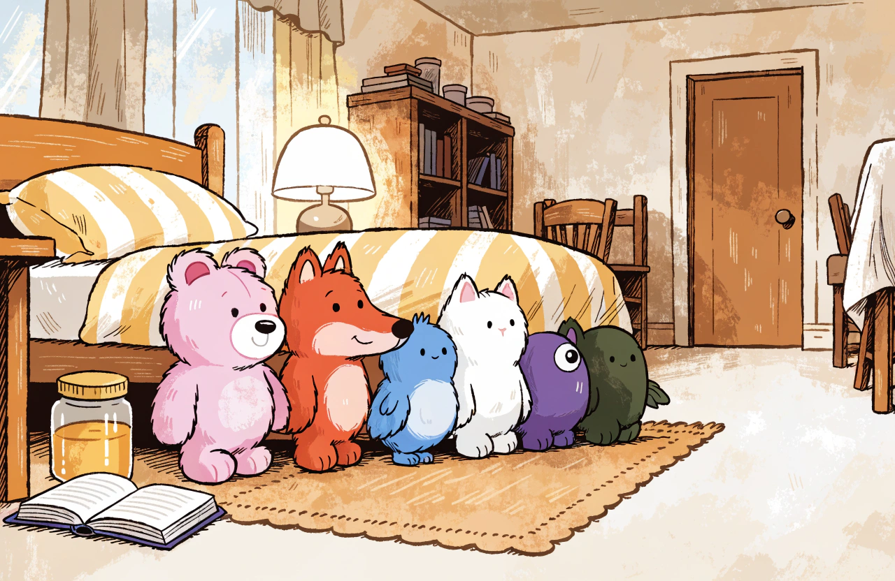 Coin lecture évoquant l’univers doux de Winnie l’Ourson pour les tout-petits