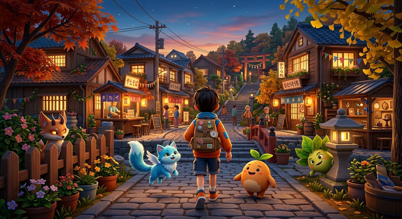 Gameplay d’un jeu similaire à Yo-kai Watch 2