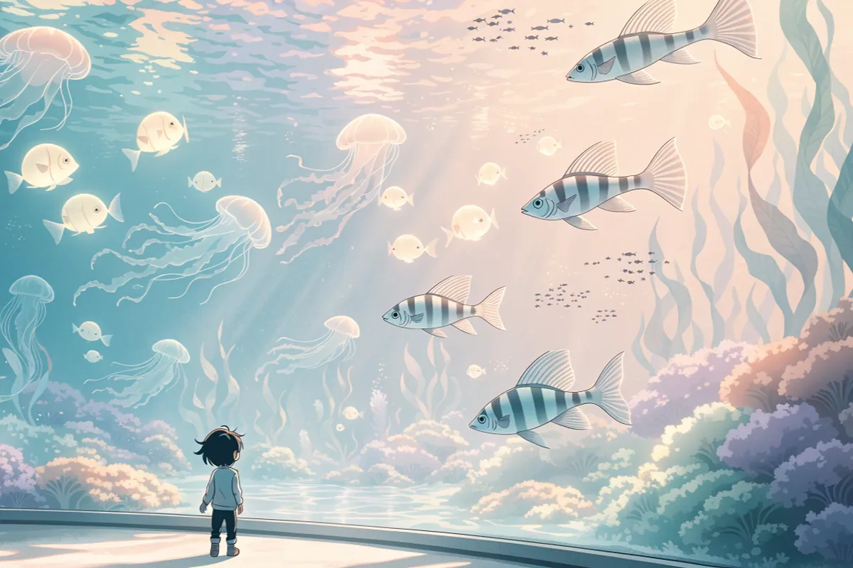 Une aventure sous-marine colorée pour jeunes enfants évoquant Timioche 